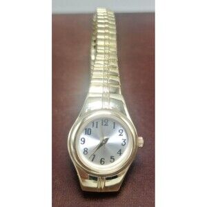 Vintage Ladies' Elegant Gold Tone Watch- Fossil-FMDOTT025 - Working